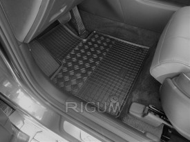 Covorase auto cauciuc Hyundai Santa Fe IV 2020->, RIGUM - Img 2