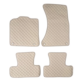 Covorase auto, mochete auto piele ecologica compatibile Audi Q5 2008-2017, culoare bej
