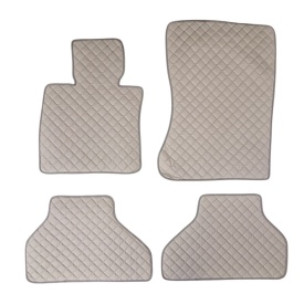 Covorase auto, mochete auto piele ecologica compatibile BMW X5 E70 2007-2013, culoare bej
