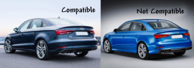 Difuzor Bara Spate compatibil cu Audi A3 8V Facelift Sedan 2016-2019 S3 Design Bara Standard - Img 8