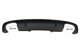 Difuzor Bara Spate compatibil cu Audi A4 B9 8W Sedan Avant 2016-2018 Negru S4 Design for S Line - Img 4