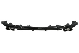 Difuzor Bara Spate compatibil cu Audi A5 F5 Facelift S-Line 2020-> Negru Lucios - Img 6