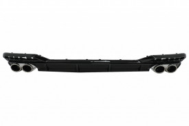 Difuzor Bara Spate compatibil cu Audi A5 F5 Facelift S-Line 2020-> Negru Lucios - Img 2