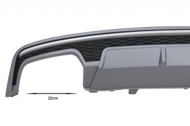 Difuzor Bara Spate compatibil cu Audi A7 4G Facelift 2015-2018 S7 Design - Img 7