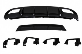 Difuzor Bara Spate Compatibil cu MERCEDES A-Class W176 Facelift 2012-2018 A45 Design - Img 2