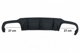 Difuzor Bara Spate compatibil cu Mercedes C-Class W204 C204 AMG Sport Line 2012-2014 Limousine Coupe - Img 8