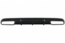 Difuzor Bara Spate compatibil cu MERCEDES C-Class W205 2014-2020 C63 Design doar pentru Sport Package Negru - Img 7