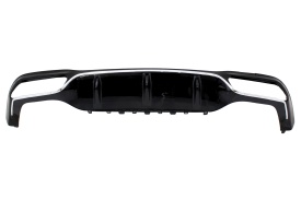 Difuzor Bara Spate compatibil cu Mercedes E-Class W213 2016-2019 E63 Design Crom - Img 7
