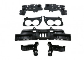Difuzor Bara Spate compatibil cu Mercedes GLC X253 SUV 2020-> GLC43 Ornamente Tobe Crom - Img 4