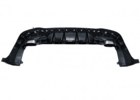 Difuzor Bara Spate compatibil cu Mercedes GLC X253 SUV 2020-> GLC63 Evacuari Negre Night Package Design - Img 2
