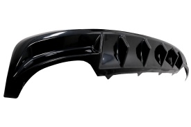 Difuzor Bara Spate compatibil cu Skoda Octavia III Sedan Combi 2013-2019 Negru Lucios - Img 7