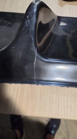 Difuzor bara spate compatibil cu VW GOLF 6 2008-2012 GTI Design fara evacuare, negru lucios, Produs Deteriorat! - Img 6