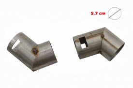 Difuzor Bara Spate compatibil cu VW Passat B8 3G 2015-2019 R Line Dubla Evacuare - Img 5