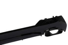 Difuzor Bara Spate cu Ornamente Evacuare Negre compatibil cu BMW 4 Series G22 G23 M Sport 2020-> M440i Design - Img 6