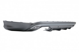 Difuzor Bara Spate Evacuare Dubla compatibil cu AUDI Q5 8R Facelift 2013-2016 Bara Standard - Img 4