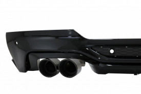Difuzor Bara Spate Evacuare Dubla compatibil cu BMW X4 G02 2018-> M Sport - Img 3