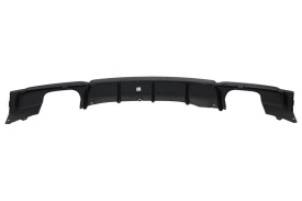 Difuzor Bara Spate Evacuare Dubla Negru Lucios compatibil cu BMW Seria 3 2011-2019 F30 F31 M Design - Img 6