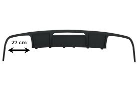 Difuzor cu Evacuare Dubla compatibil cu Mercedes CLS Sedan W218 2011-2017 pentru bara AMG Sport Line - Img 7