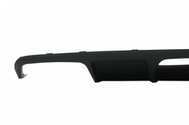 Difuzor cu Evacuare Dubla compatibil cu Mercedes CLS Sedan W218 2011-2017 pentru bara AMG Sport Line - Img 3