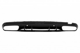 Difuzor cu Ornamente de evacuare compatibil cu Mercedes C-Class W205 S205 2014-2020 C63S Design pentru bara AMG Sport Line - Img 3