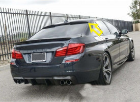 Eleron Luneta compatibil cu BMW seria 5 F10 2010-2017, Negru lucios - Img 4
