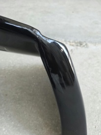 Eleron Luneta compatibil cu SEAT Leon 1P1 2005-2009, JE Design, fibra negru lucios, Produs Deteriorat! - Img 5
