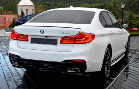 Eleron Portbagaj compatibil cu BMW Seria 5 G30 2017-> M5 Design Negru Mat - Img 5