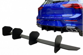 Extensie Difuzor Bara Spate compatibil cu VW Golf 8 Hatchback Mk8 2020-> - Img 3