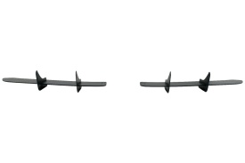 Extensie Difuzor Bara Spate compatibil cu VW Golf VI 6 R20 2008-2013 Negru