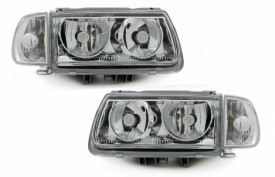 Faruri compatibil cu VW Polo 6N 1995-1998 Crom - Img 1