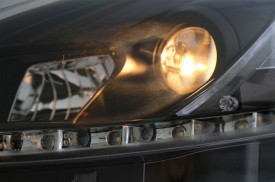 Faruri DAYLIGHT LED compatibil cu Fiat Grande Punto (09.2005-2008) Negru - Img 7