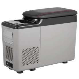 Frigider auto 12 volti cu cotiera, congelator portabil 15L, racitor cu compresor 12V 24V 240V pentru exterior, camping, autoturism, camion, rulota - Img 8