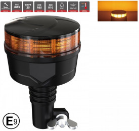Girofar LED, montaj pe teava, 19W, 12-24 V, E-Mark - Img 6