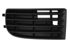 Grila auto bara fata compatibil cu VW Golf V hatchback 2003-2009, montare partea stanga, culoare negru, 4 dungi