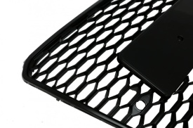 Grila Bara Fata compatibil Audi A7 4G Pre-Facelift (2010-2014) RS7 Design Negru Lucios - Img 3