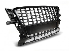 Grila Bara Fata compatibil cu Audi Q5 2008-2011 Negru Mat