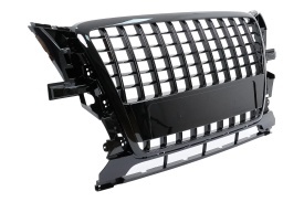 Grila Bara Fata compatibil cu Audi Q5 8R 2008-2011 Negru Lucios - Img 2