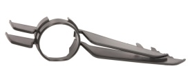 Grila bara fata partea stanga cu gauri pentru lampa de ceata compatibil cu Bmw Seria 3 E46 1997-2007 Cabrio / Coupe