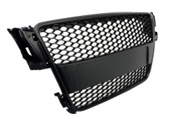 Grila Centrala compatibil cu Audi A5 8T 2007-2011 RS Design Negru Mat - Img 3