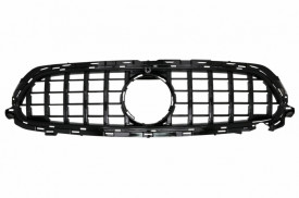 Grila Centrala compatibil cu Mercedes clasa E Facelift W213 S213 C238 A238 Sport Line 2020-> GT-R Panamericana Design Negru - Img 6
