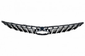 Grila Centrala compatibil cu Mercedes CLS W218 Facelift (2014-2017) GT-R Panamericana Design Negru Lucios & Chrome - Img 2