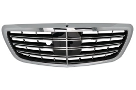 Grila Centrala compatibil cu Mercedes S-Class W222 2014-2020 S63 S65 Design Crom - Img 1
