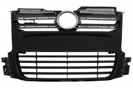 Grila Centrala compatibil cu VW Golf 5 V 2003-2008 Negru R32 Design - Img 2
