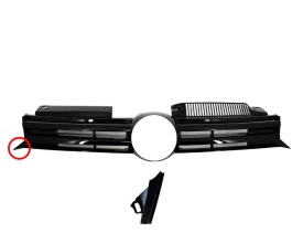 Grila Centrala compatibil cu VW Golf 6 VI 2008-2012 R20 Design, Produs Deteriorat