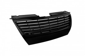 Grila centrala compatibil cu VW Passat B6 2005-2010, Negru lucios, fara PDC - Img 2
