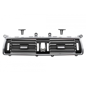 Grila ventilatie centrala compatibil BMW Seria 5GT F07 2009-2015, culoare crom negru - Img 2