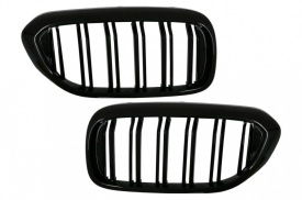 Grile Centrale compatibil BMW Seria 5 G30 G31 2017-2020 Negru Lucios M Design - Img 1