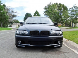 Grile Centrale compatibil cu BMW Seria 3 E46 4 USI 2001-2004 (Facelift) Negru Lucios M Design - Img 5