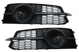 Grile Laterale compatibil AUDI A6 C7 4G S Line Facelift 2015-2018 Negru - Img 2