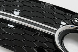 Grile Laterale compatibil cu Audi Q3 8U 2011-2014 RS Design Negru Crom - Img 8